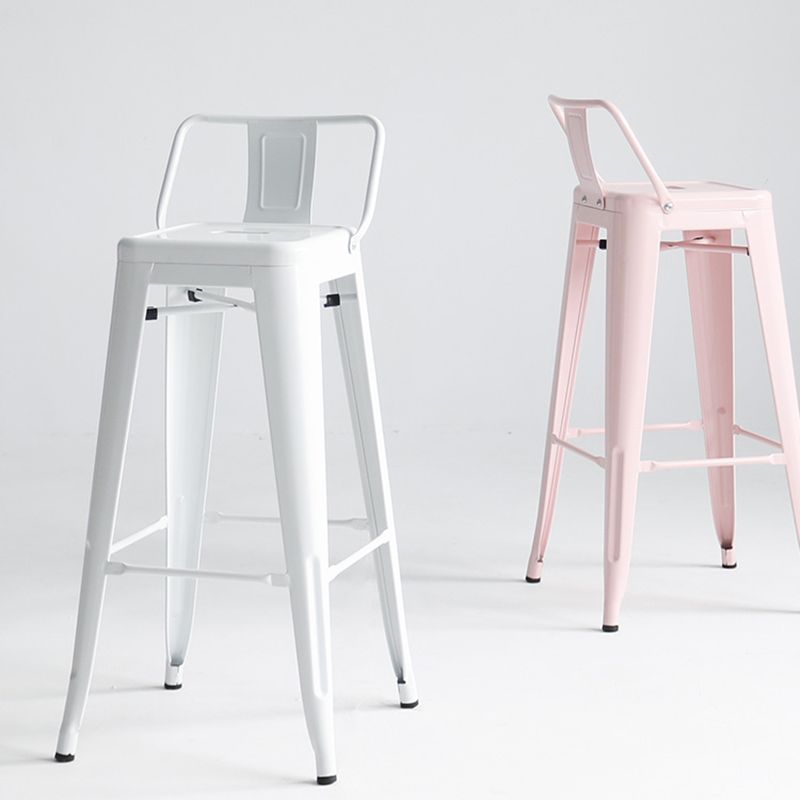 Modern Coffee Shop Sabures Cuadrones de metal cuadrado Bar & Counter Tabres