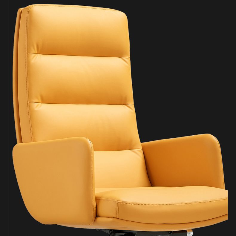 Chaise de direction contemporaine à dossier haut, chaise pivotante exécutive