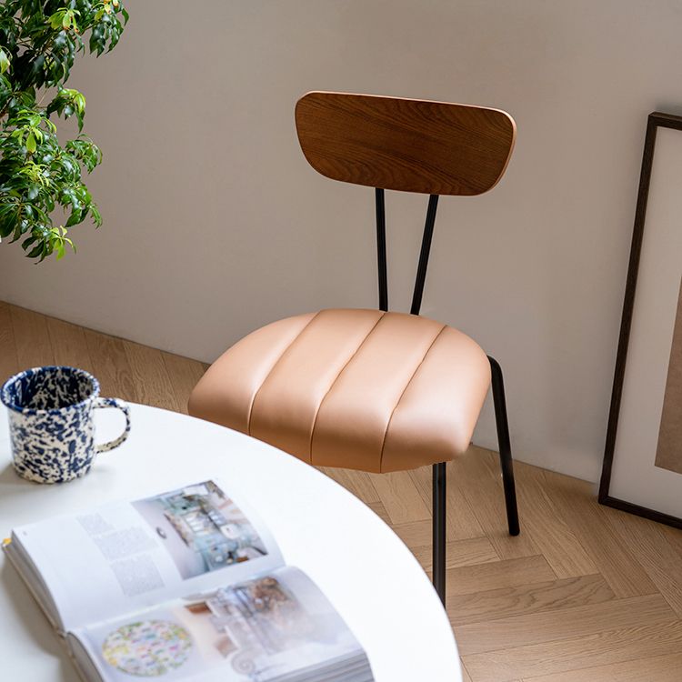 Nordic Style Solid Wood Dining Room Chair Open Back Dining Side Chair for Home Use Clearhalo ' kitchen&dining_furn' 'Dining Chairs' 'Dining Tables & Seating' 'dining_chair' 'furn' 'furn_dining_chair' 'Furniture' 'furniture_dining_chair' 'Kitchen & Dining Furniture' 'kitchen' 1200x1200_680b0937-5c42-4720-bcf8-1b11799e227f