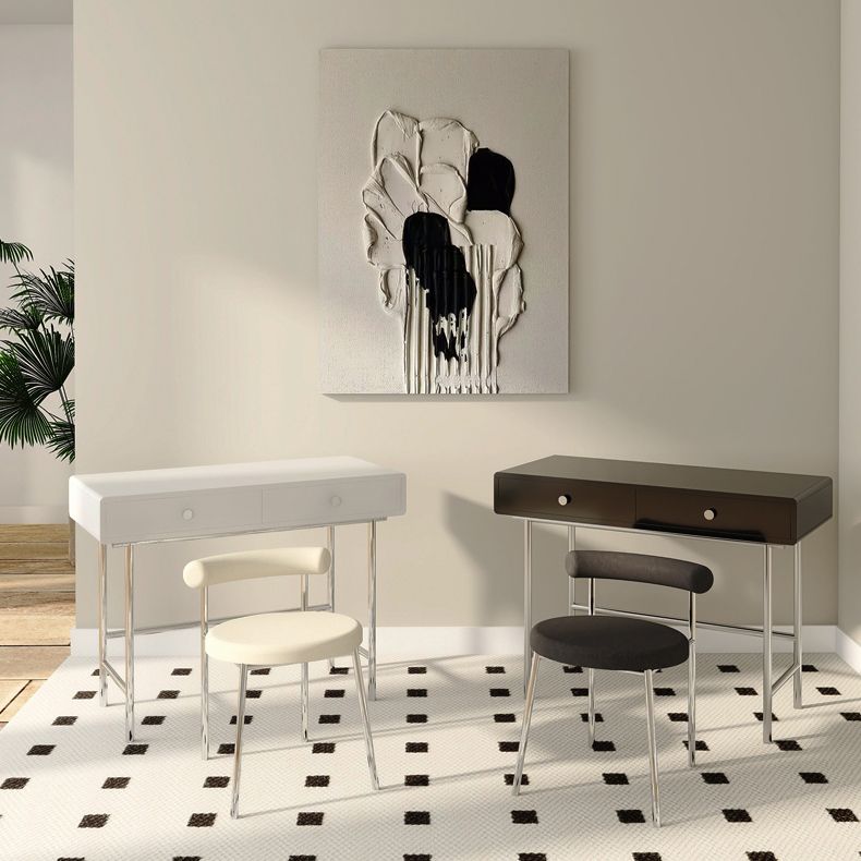 Contemporary Makeup Vanity Desk Storage Box Makeup Vanity Set with Drawers