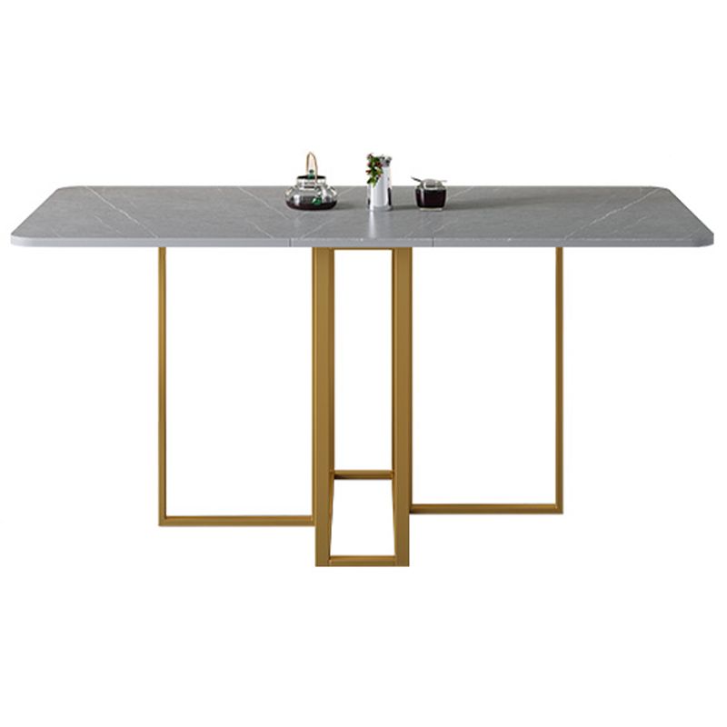 長方形の架台テーブルシンプルさのスタイル折りたたみ家具、59 "l x 29.5" w x 28.7 "h