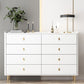 15,6-inch W opbergkist Klassiek Glam Stone opbergkistcommode