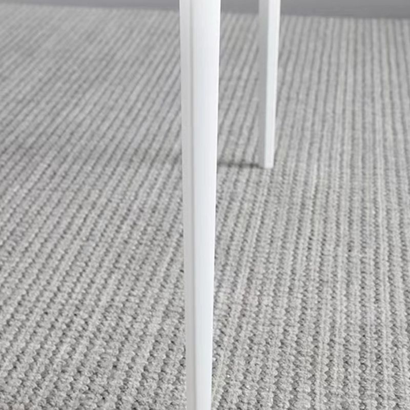 Contemporáneo 1/2/4/5/6/7 Piezas Muebles Sillas de comedor rectangulares de piedra colocadas en blanco