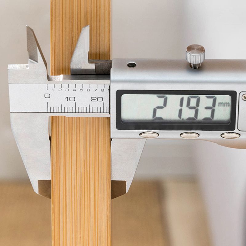 Tavolo d'angolo contemporaneo da 11 "tavolo da legno accento naturale tavolino