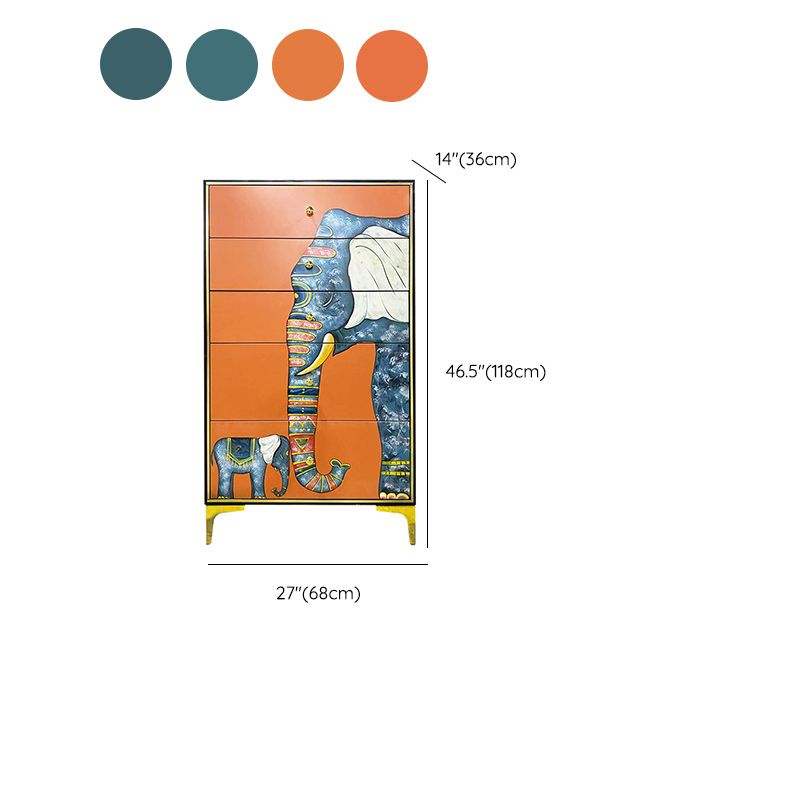 Glam Storage Chest Wooden Horizontal Lingerie Chest with Drawers Clearhalo 'Bedroom Furniture' 'Dressers & Chests' 'dressers_chests' 'furn' 'furn_dressers_chests' 'Furniture' 1200x1200_681348b0-e695-43cf-a01c-e6c26034f18f