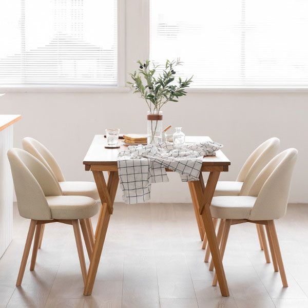 Modern Style Wood Chair Upholstered Fabric Dining Side Chair (Set of 2) Clearhalo 'Dining Chairs' 'Dining Tables & Seating' 'dining_chair' 'furn' 'furn_dining_chair' 'Furniture' 'furniture_dining_chair' 'Kitchen & Dining Furniture' 1200x1200_68147d47-aafe-4438-acdd-cb8c69f9568d