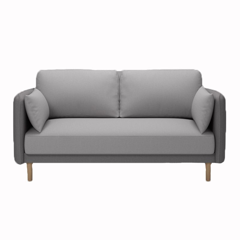 Tuxedo Arm Sofa Scandinavian Fabric Sofa 29.13" D x 31.89" H Clearhalo 'furn' 'furn_sofas' 'Furniture' 'furniture_sofas' 'kitchen' 'kitchen_sofas' 'Living Room Furniture' 'Sofa' 'sofas' 1200x1200_68161d9d-7187-4f40-83b1-4049617577e5