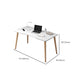 Bureau d'ordinateur contemporain Parsons Wood Office Bureau pour la maison