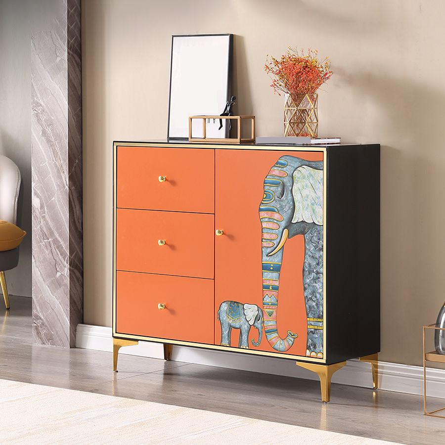 Glam Storage Chest Wooden Horizontal Lingerie Chest with Drawers Clearhalo 'Bedroom Furniture' 'Dressers & Chests' 'dressers_chests' 'furn' 'furn_dressers_chests' 'Furniture' 1200x1200_6818c7a4-cc63-40bd-a08b-d5af347789d0
