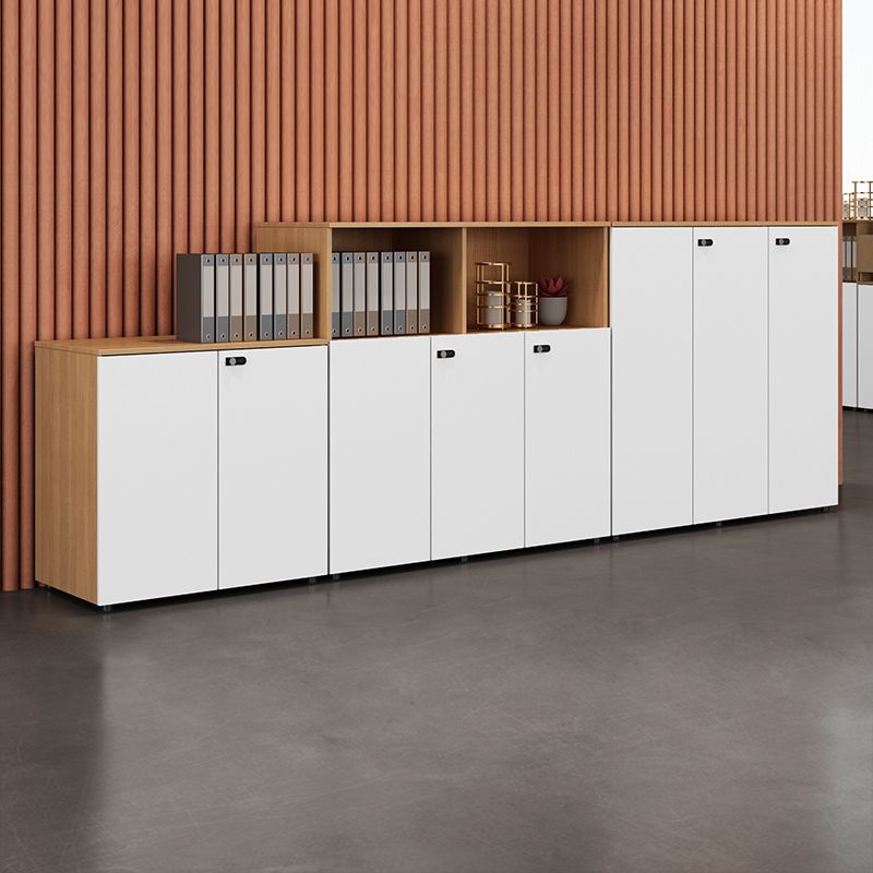 Archivo de archivos laterales contemporáneos Archivo de madera de ingeniería con bloqueo y almacenamiento