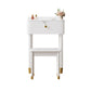 Modern Style Solid Wood Frame Vanity Table Metal Base Dressing Table
