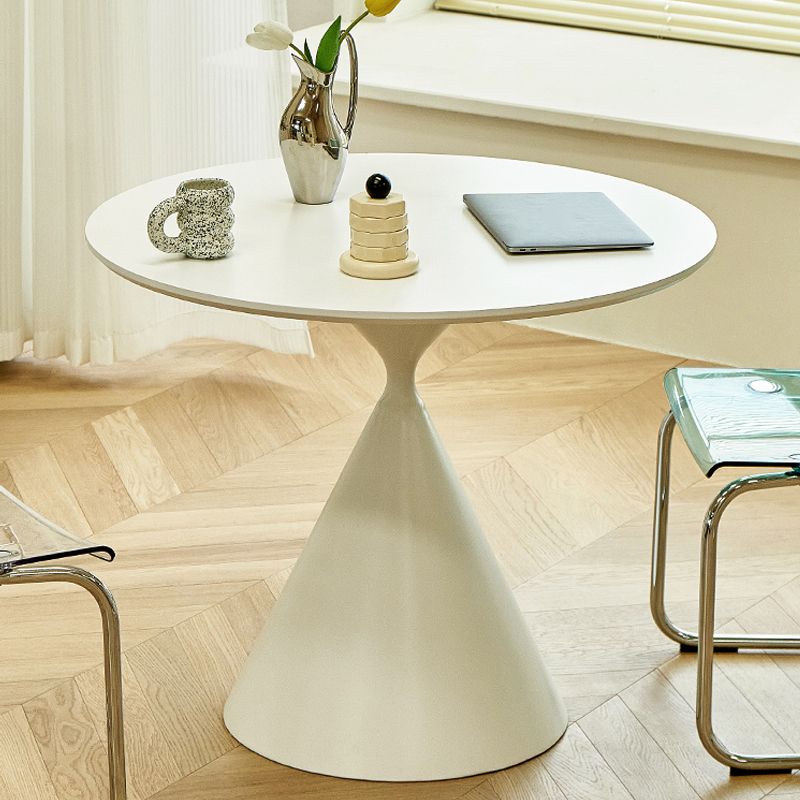 Modernistic Frosted Pedestal End Table Round Wood Side End Table Clearhalo 'Coffee & Accent Tables' 'End & Side Tables' 'end_side_tables' 'furn' 'furn_end_side_tables' 'Furniture' 'Living Room Furniture' 1200x1200_681b7df7-f1ee-40bb-bc8f-156277bc7d90