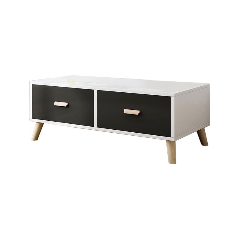 Engineered Wood TV Media Console met laden Scandinavische tv -standaard