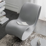 Silla de asiento de plástico moderna silla de plástico Rocking Accent Accent para sala de estar
