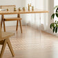 Modern Solid Wood Dining Table Natural Oak Rectangular Top with Double Pedestal Clearhalo 'Dining Tables & Seating' 'Dining Tables' 'dining_table' 'furn' 'furn_dining_table' 'Furniture' 'Kitchen & Dining Furniture' 1200x1200_681d0ac2-2919-4911-953d-6fd49ad9fd2c