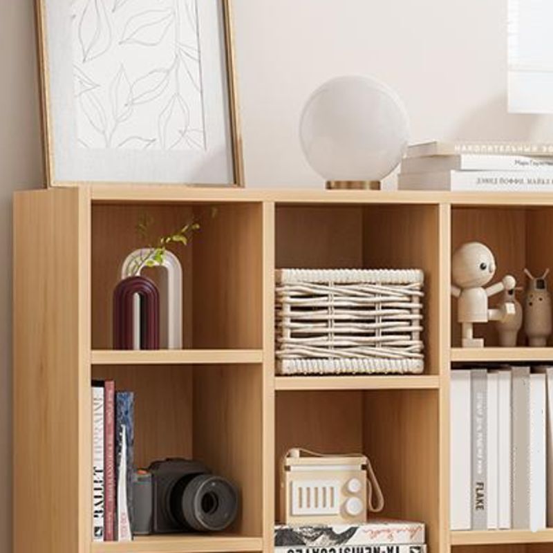 Standaard gesloten back -boekenplank Engineered Wood Scandinavian boekenkast