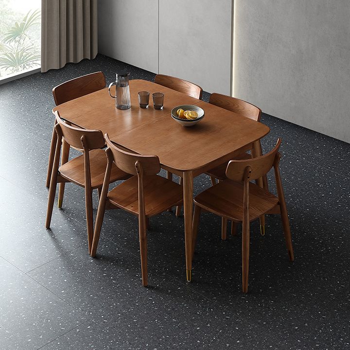 Extendable Ash Wood Table for Restaurant Rectangle Dining Table with 4 Legs Clearhalo ' dining_table' 'Dining Tables & Seating' 'Dining Tables' 'furn' 'furn_dining_table' 'Furniture' 'furniture_dining_table' 'Kitchen & Dining Furniture' 'kitchen&dining_furn' 'kitchen' 'kitchen_dining_table' 1200x1200_68252b2c-9896-46ab-8e4b-1c0cf8e4d0fb