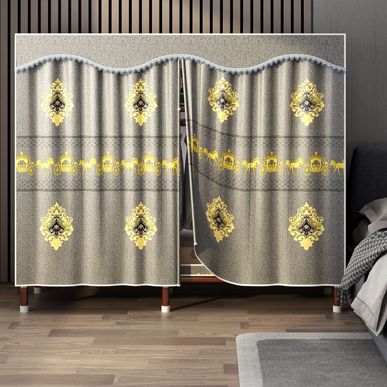 Modern Style Wardrobe Armoire Steel Frame Wardrobe for Bedroom Clearhalo 'Armoires & Wardrobes' 'armoires_wardrobes' 'Bedroom Furniture' 'furn' 'furn_armoires_wardrobes' 'Furniture' 1200x1200_68257db8-8c4d-4f60-8ed0-8e125d156f85