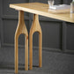 Solid Wood Counter Table with Specialty Table Top Legs Table - 41.3" H Clearhalo 'Bar Furniture' 'Bar Tables' 'bar_tables' 'furn' 'furn_bar_tables' 'Furniture' 'furniture_bar_tables' 'Kitchen & Dining Furniture' 1200x1200_6825dc03-14fa-4d74-bb8d-e4e605bc3856