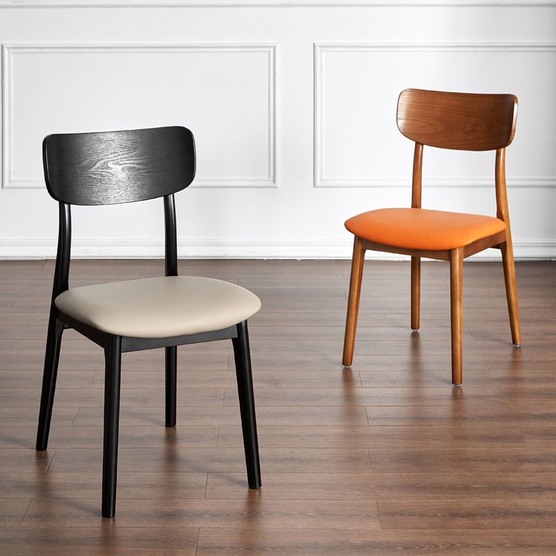 Industrial Style Oak Wood Chair Open Back Side Kitchen Chairs (Set of 2) Clearhalo ' kitchen&dining_furn' 'Dining Chairs' 'Dining Tables & Seating' 'dining_chair' 'furn' 'furn_dining_chair' 'Furniture' 'furniture_dining_chair' 'Kitchen & Dining Furniture' 'kitchen' 1200x1200_682708d0-80ae-433a-b4f0-e8d10ee50a94