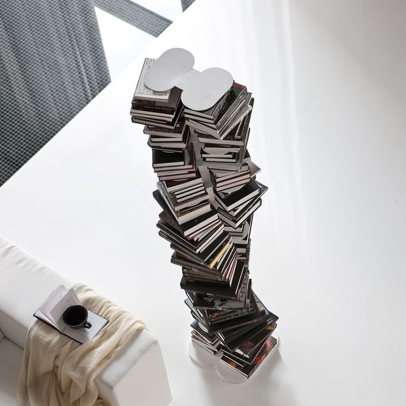 Home Office Geometric Bookcase Modern Style Metal Bookshelves Clearhalo 'Bookcases' 'furn' 'furn_bookcases' 'Furniture' 'furniture_bookcases' 'Office Furniture' 1200x1200_68277715-594a-43a9-81c2-4640495af88a