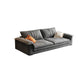 Modern Cushion Back Grey Sectionals 33'"  Pillow Top Arm Sectionals