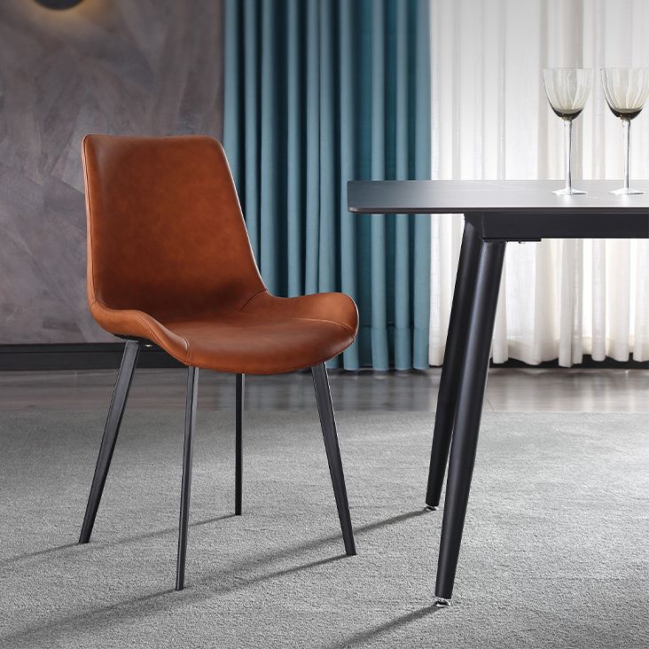 Designer Style Sintered Stone Dining Set Rectangle 1/2/5/7 Pieces Dining Area Table Set Clearhalo 'Dining Room Sets' 'Dining Tables & Seating' 'dining_room_set' 'furn' 'furn_dining_room_set' 'Furniture' 'Kitchen & Dining Furniture' 1200x1200_6828c791-4b79-4446-ba32-5366db2a2b52