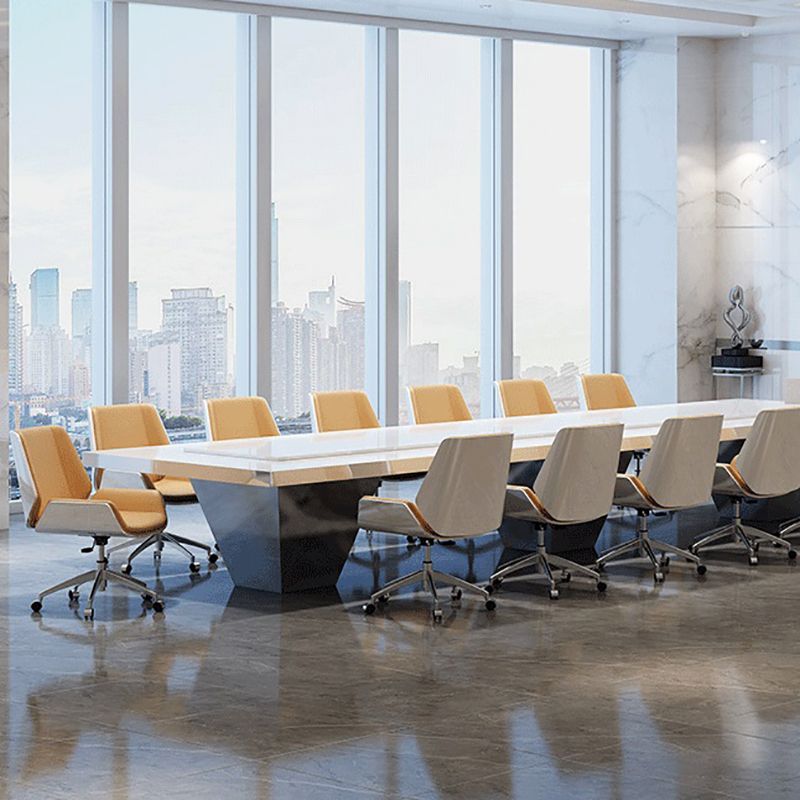 Sedia da lavoro senza braccio posteriore medio moderna sedia a casa regolabile altezza del sedile