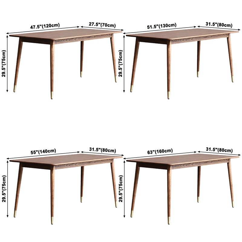Rectangle Wood Dining Table Modern White Oak Table in Nature with 4 Legs Clearhalo ' dining_table' 'Dining Tables & Seating' 'Dining Tables' 'furn' 'furn_dining_table' 'Furniture' 'furniture_dining_table' 'Kitchen & Dining Furniture' 'kitchen&dining_furn' 'kitchen' 'kitchen_dining_table' 1200x1200_682a2df7-cfb1-401c-8b7c-8aa1bdd67646