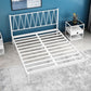 Metal Open-Frame Bed Minimalist Mattress Included Standard Bed Clearhalo 'Bedroom Furniture' 'Beds' 'furn' 'furn_beds' 'Furniture' 1200x1200_682a5443-848a-42c3-bc0c-d356a827db55
