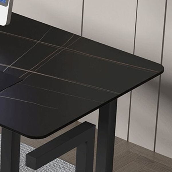 Rectangular Home Office Writing Desk Industrial Style Sled Office Desk Clearhalo 'furn' 'furn_office_desk' 'Furniture' 'furniture_office_desk' 'Office Desks' 'Office Furniture' 'office_desk' 1200x1200_682b60a8-8dc5-4388-abd9-ca063f651734