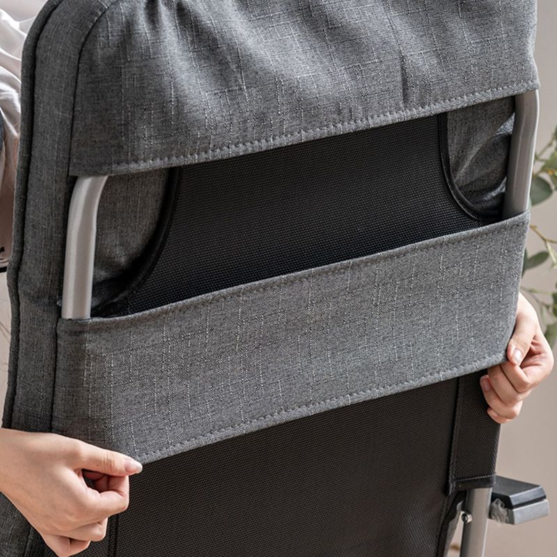 Contemporary Metal Indoor Ergonimic Recliner Position Lock Standard Linen Blend Clearhalo 'Chairs & Seating' 'furn' 'furn_recliners' 'Furniture' 'Living Room Furniture' 'Recliners' 1200x1200_682b8922-8ff4-40db-b7e1-9e42ad0272fc