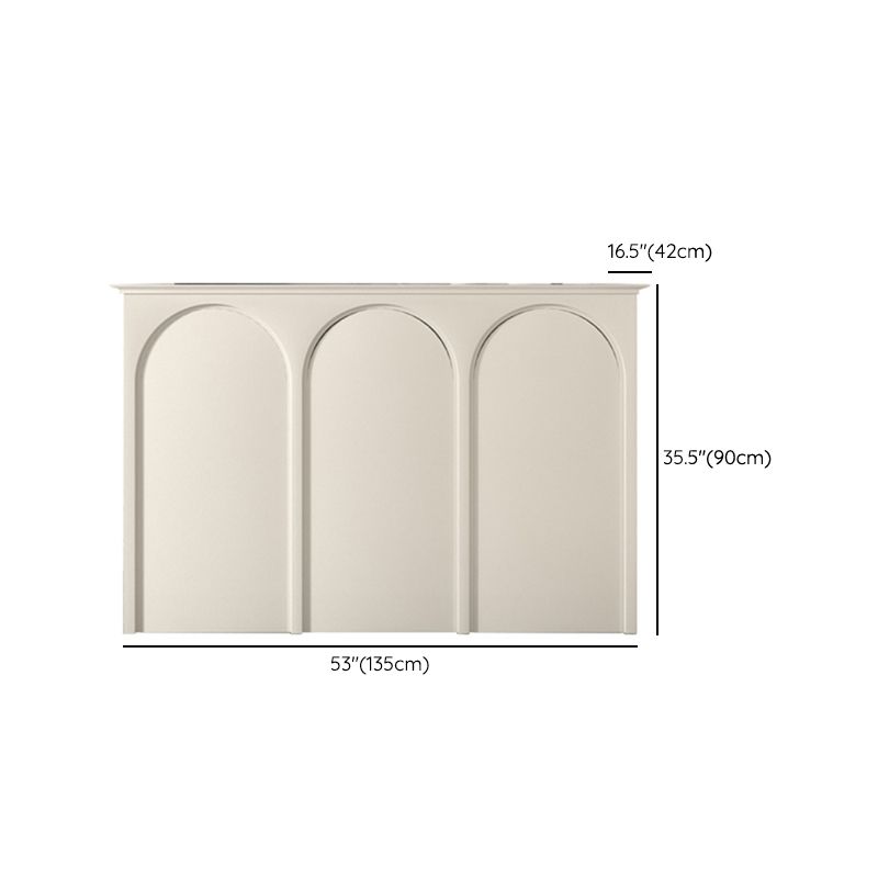 Modernism Wood Sideboard Table White Server Cabinets Included for Living Room Clearhalo 'buffet_sideboard' 'Buffets & Sideboards' 'furn' 'furn_buffet_sideboard' 'Furniture' 'Kitchen & Dining Furniture' 1200x1200_682e39b4-91dc-45bb-a55a-c23cfcd1d872