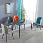 Contemporary Metal Dining Room Chair Wingback Armless Chair for Restaurant Use Clearhalo ' kitchen&dining_furn' 'Dining Chairs' 'Dining Tables & Seating' 'dining_chair' 'furn' 'furn_dining_chair' 'Furniture' 'furniture_dining_chair' 'Kitchen & Dining Furniture' 'kitchen' 1200x1200_682e6272-4832-4d76-928e-51033b48601f