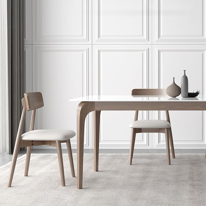 Medieval Modern Sintered Stone Table for Restaurant Rectangle Table with Wooden 4 Legs Clearhalo ' dining_table' 'Dining Tables & Seating' 'Dining Tables' 'furn' 'furn_dining_table' 'Furniture' 'furniture_dining_table' 'Kitchen & Dining Furniture' 'kitchen&dining_furn' 'kitchen' 'kitchen_dining_table' 1200x1200_682fca17-fc28-42fc-b42e-2c9954ef0d82