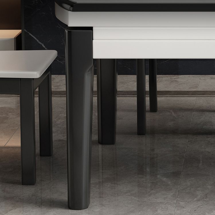 Modern Uitbreidbare ronde eettafel met dubbele druppelblad voor eetkamer