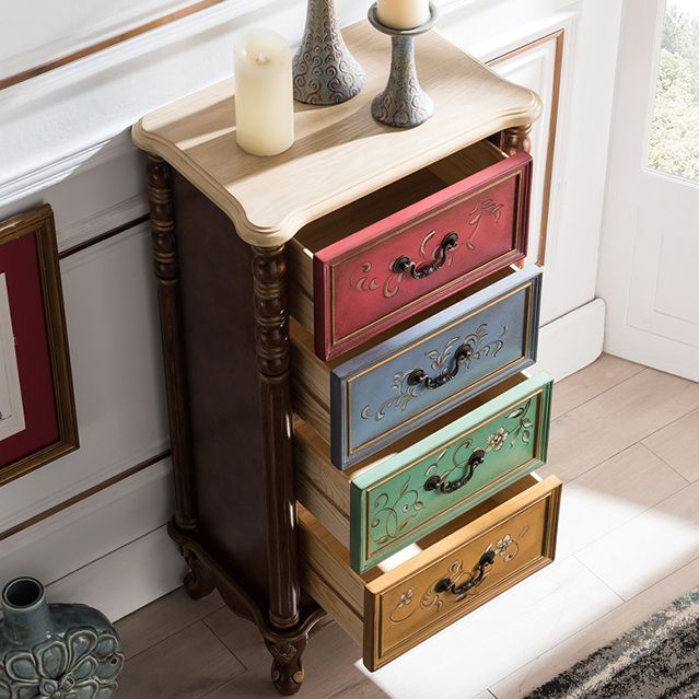 Traditional Storage Chest Solid Wood Dresser with 3/4/5 Drawers , 13.65 Inch Width Clearhalo 'Bedroom Furniture' 'Dressers & Chests' 'dressers_chests' 'furn' 'furn_dressers_chests' 'Furniture' 1200x1200_6830fcee-a8d3-4b41-8351-29b2033a1b71