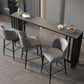 Contemporary Style Sintered Stone Table Rectangle Bar Counter Table for Home Clearhalo 'Bar Furniture' 'Bar Tables' 'bar_tables' 'furn' 'furn_bar_tables' 'Furniture' 'furniture_bar_tables' 'Kitchen & Dining Furniture' 1200x1200_6831a2ed-b95d-42b3-9d2d-db2956e0bd19