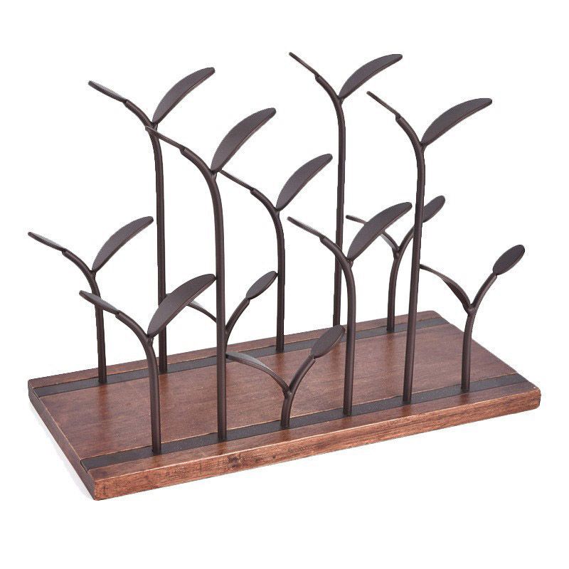 Modern Tabletop Wine Rack Wooden Base Wine Bottle Rack for Kitchen Clearhalo 'furn' 'furn_wine_racks' 'Furniture' 'Kitchen & Dining Furniture' 'Wine Racks' 'wine_racks' 1200x1200_683279d1-8f49-49d2-9cf2-e853d07b83cb