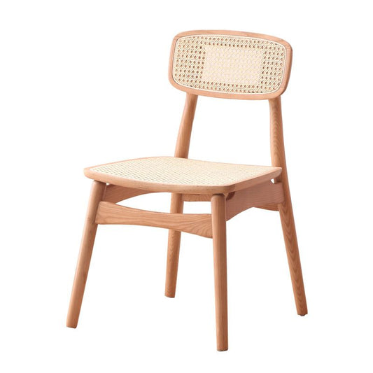 Contemporary Wood Kitchen Dining Side Chair Open Back Dining Side Chair