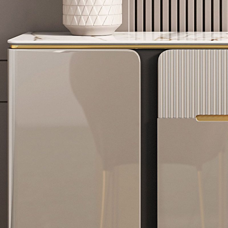 Sideboard Sideboard in stile glam Sideboard cucina top con 2 cassetti