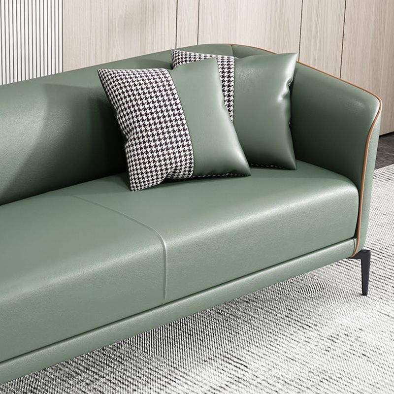 25.98 "幅のタキシードアームソファ染色耐性ソファ2枕付き