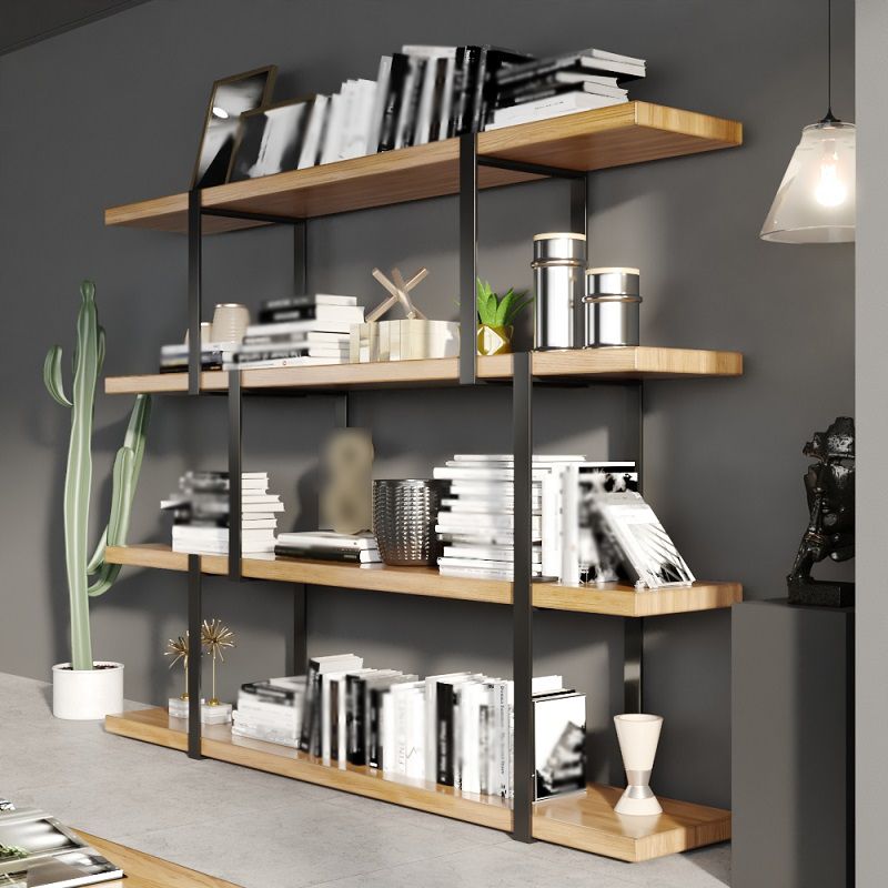 Industrial Style Open Bookshelf Etagere Shelf Bookcase for Home Clearhalo 'Bookcases' 'furn' 'furn_bookcases' 'Furniture' 'furniture_bookcases' 'kitchen' 'kitchen_bookcases' 'Living Room Furniture' 'Office Furniture' 1200x1200_683c9471-4ae0-4553-aa76-ee33a365916b