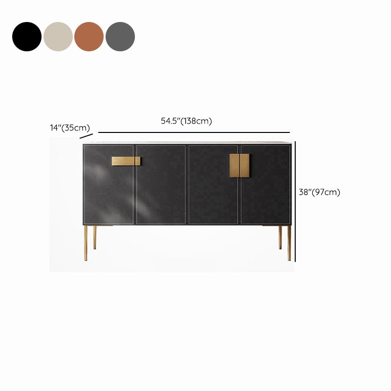 Modernism Stone Singboard Table Table Se incluye aparador para sala de estar