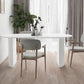 White Dining Table Modern Restaurant Furniture with Double Pedestal Base Clearhalo 'Dining Tables & Seating' 'Dining Tables' 'dining_table' 'furn' 'furn_dining_table' 'Furniture' 'furniture_dining_table' 'Kitchen & Dining Furniture' 'kitchen' 'kitchen_dining_table' 1200x1200_6840fa85-a819-4393-a424-32788cc8e418