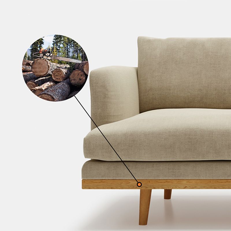 Cophos contemporáneos Asientos de brazo empotrado estándar para sala de estar