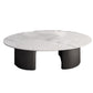 Glam Slate Coffee Cocktail Table Frame Oval Coffee Table for Home Clearhalo 'Coffee & Accent Tables' 'Coffee Tables' 'coffee_tables' 'furn' 'furn_coffee_tables' 'Furniture' 'Living Room Furniture' 1200x1200_6842423e-1465-414f-9217-fb7328c6aa44