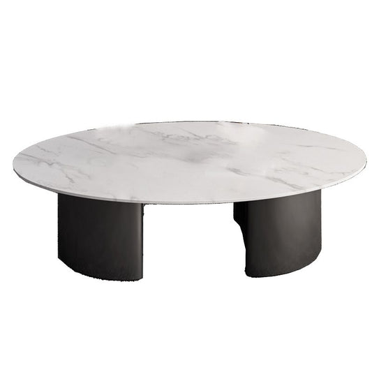 Glam Slate Coffee Cocktail Table Frame Oval Coffee Table for Home