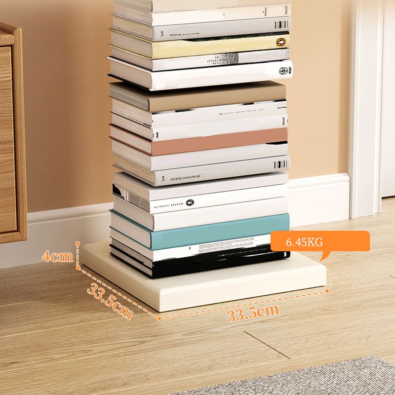 Modern Metal Bookshelf Geometric Closed Back Bookcase Shelves Included