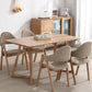 Contemporary Rectangle Dining Table Oak Solid Wood Table with Double Pedestal Clearhalo ' dining_table' 'Dining Tables & Seating' 'Dining Tables' 'furn' 'furn_dining_table' 'Furniture' 'furniture_dining_table' 'Kitchen & Dining Furniture' 'kitchen&dining_furn' 'kitchen' 'kitchen_dining_table' 1200x1200_6845ebb8-3ed1-4c4a-93b2-8d47176df4f3